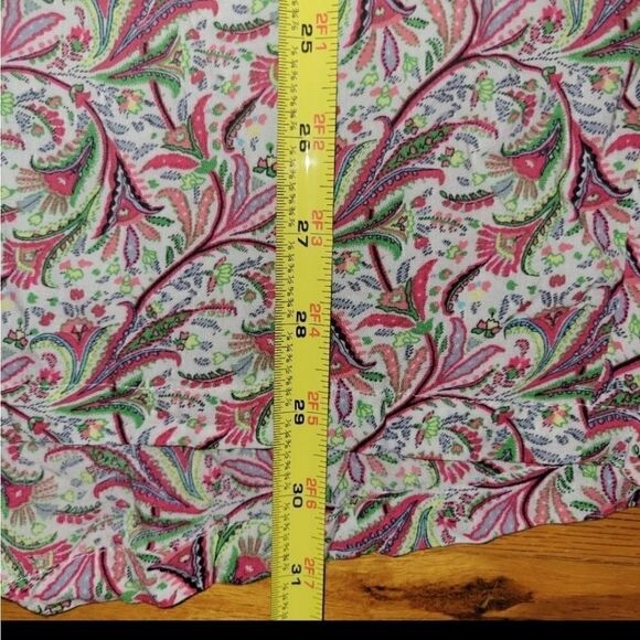 Zara Paisley Floral V-neck Short Sleeveless Romper L - Picture 12 of 15